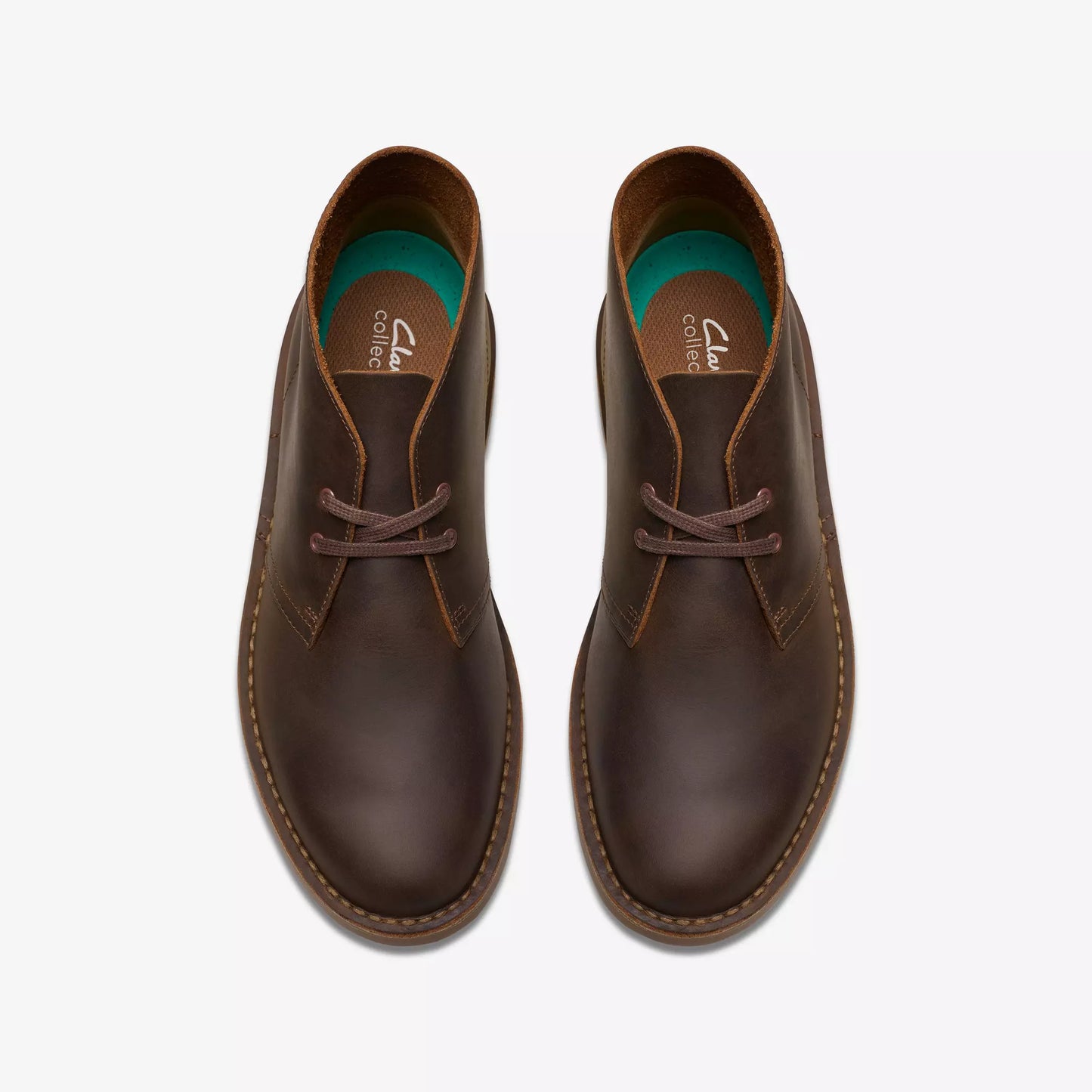 Men's Clarks Shepton- Dark Brown Leather