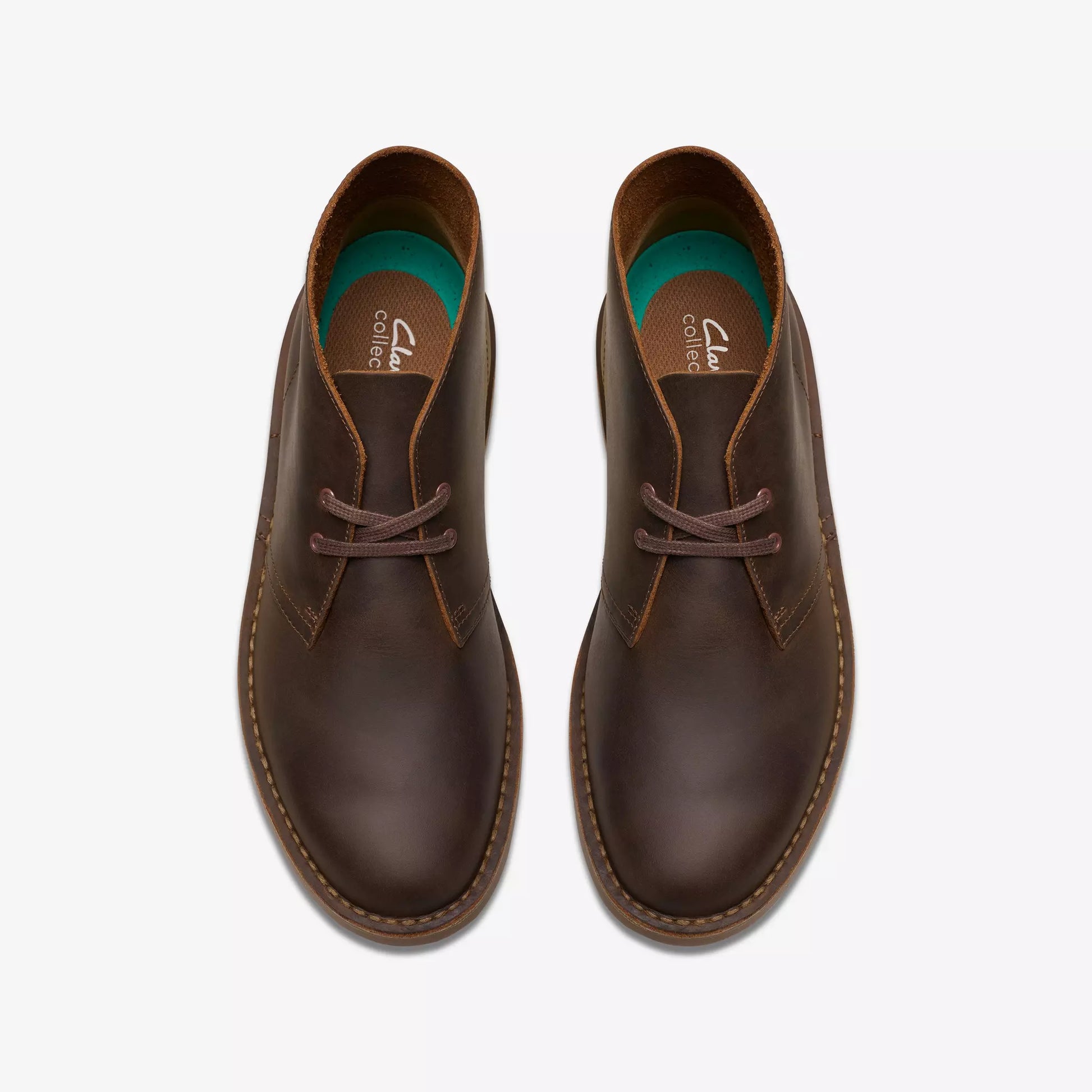 Men's Clarks Shepton- Dark Brown Leather