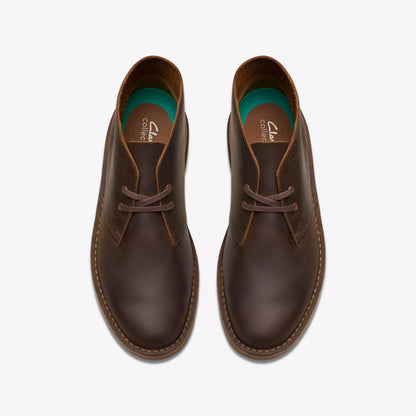 Men's Clarks Shepton- Dark Brown Leather