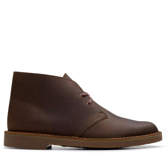Men's Clarks Shepton- Dark Brown Leather Dark Brown Leather