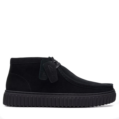 Men's Clarks Torhill Hi - Black Suede