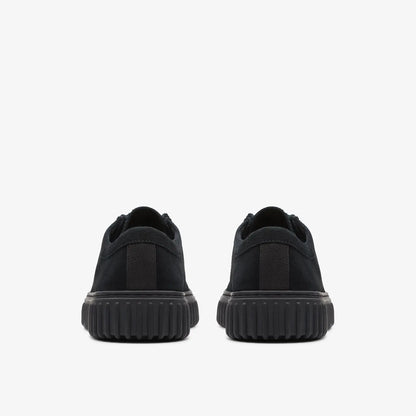 Men's Clarks Torhill Lo - Black Suede