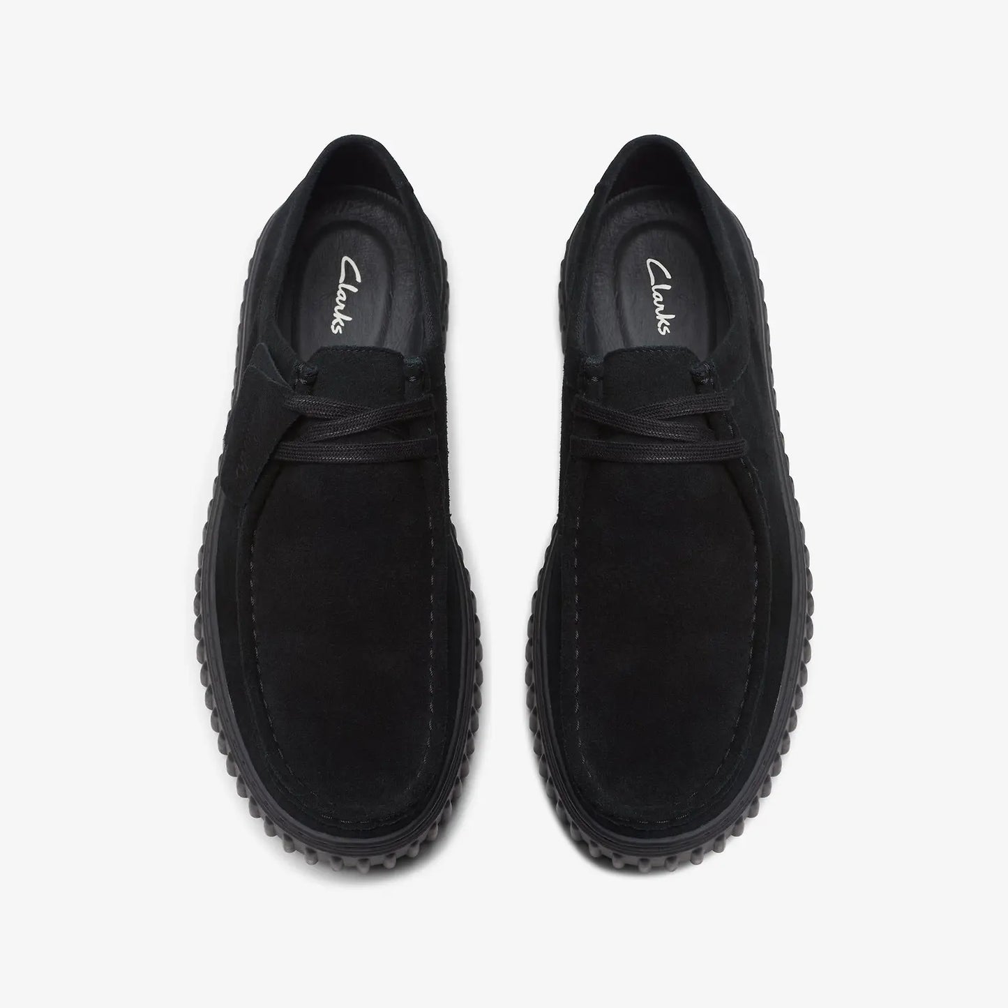 Men's Clarks Torhill Lo - Black Suede