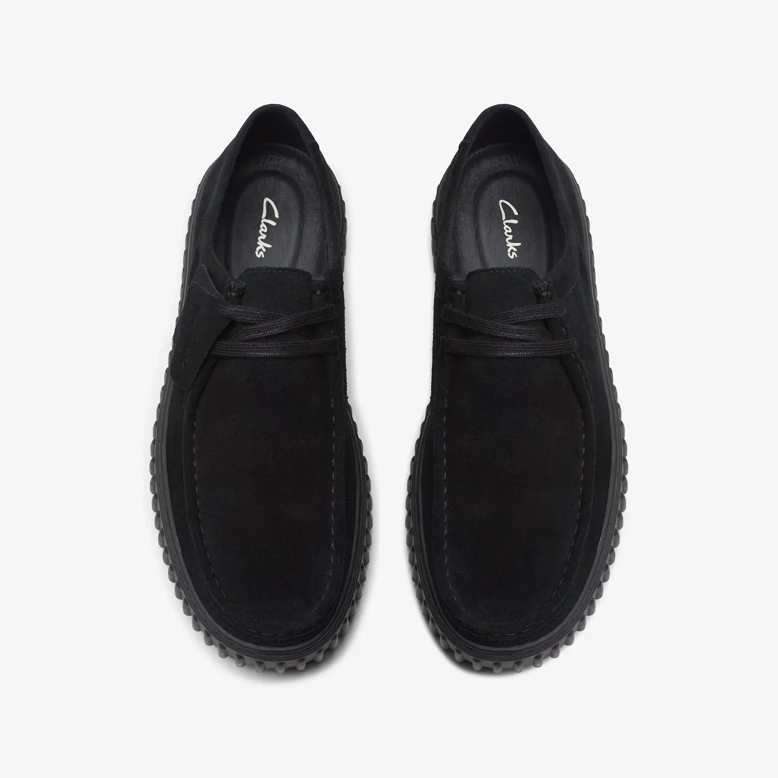 Men's Clarks Torhill Lo - Black Suede