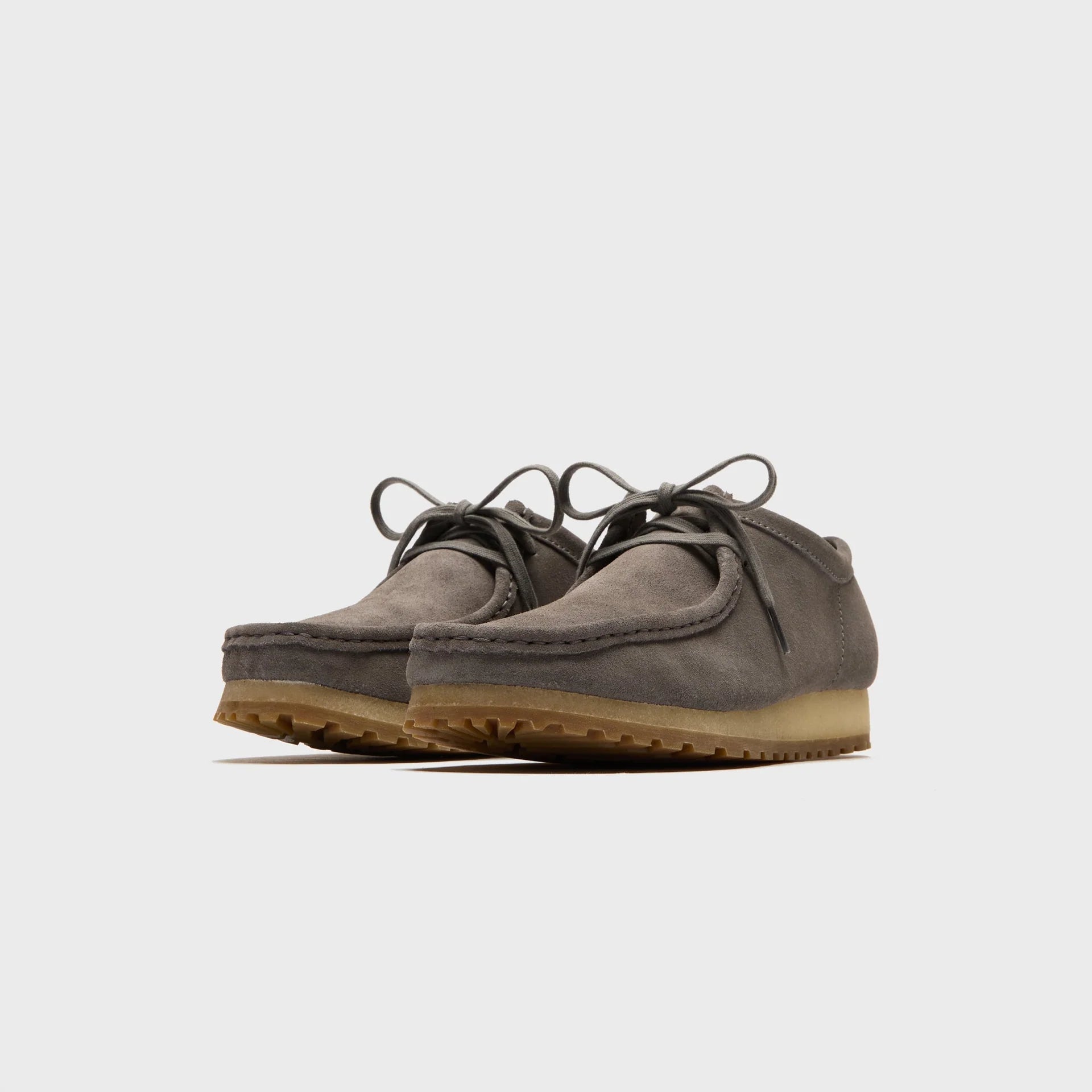 Men's Clarks Wallabee RB - Grey Suede