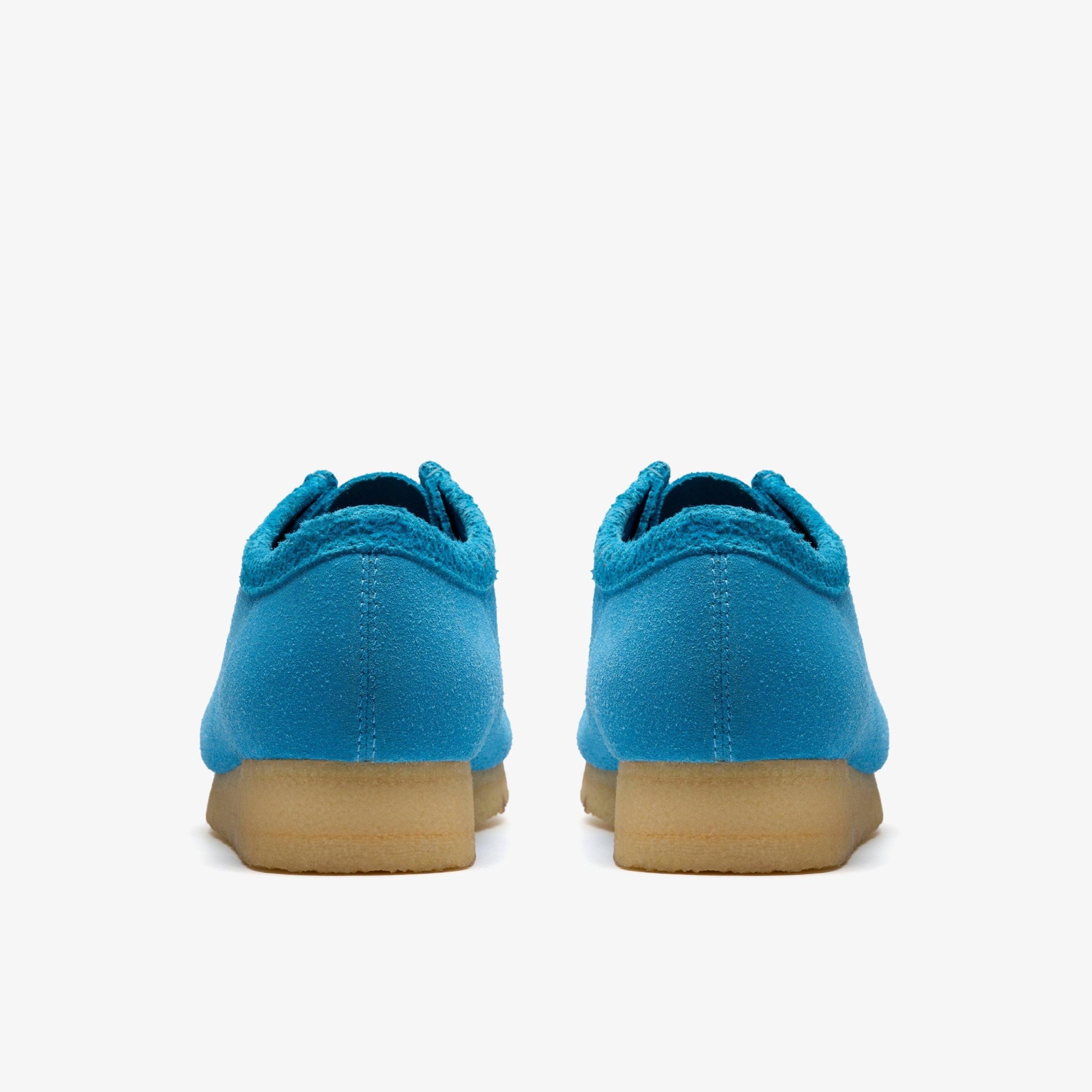 Men's Clarks Wallabee - Pacific Blue Suede