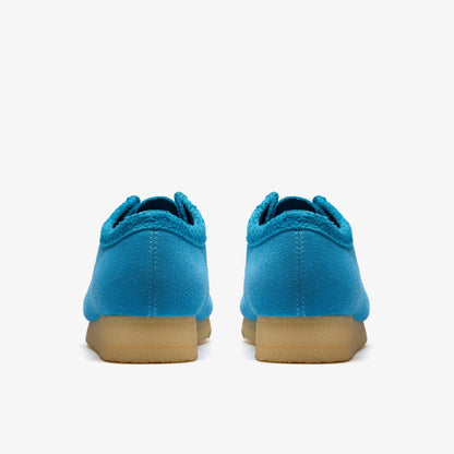 Men's Clarks Wallabee - Pacific Blue Suede