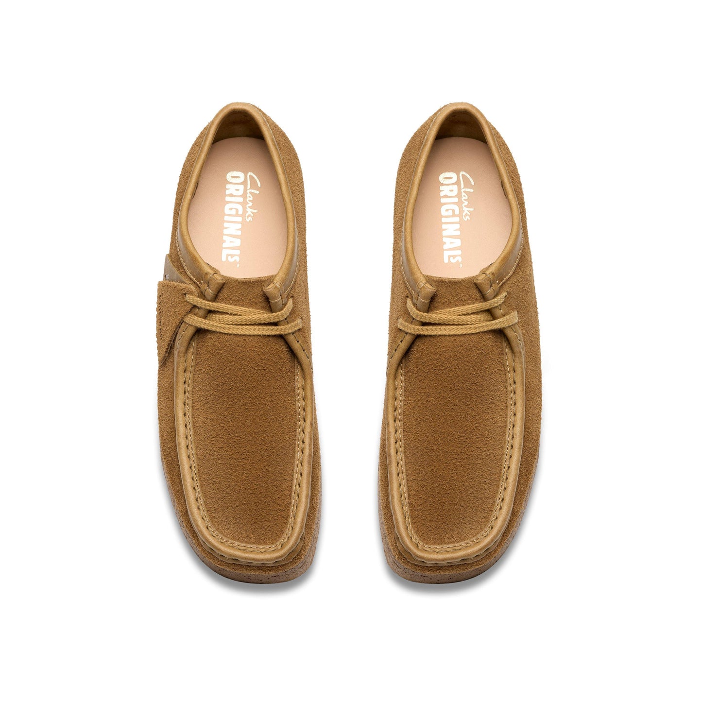 Men's Clarks Wallabee Low - Tan Suede