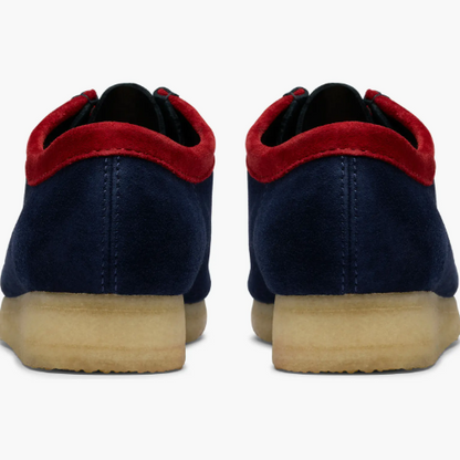 Men's Clarks Wallabee Low - Dark Teal Combi