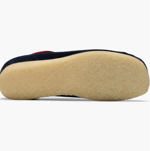 Men's Clarks Wallabee Low - Dark Teal Combi