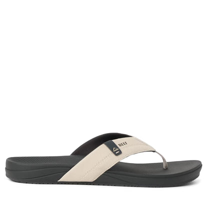 Men's Reef Cushion Spring 2.0 Flip-Flops - Black/Warm White
