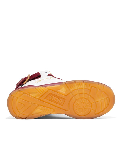Men's Ewing x PIMP C - White / Burgundy / Gold