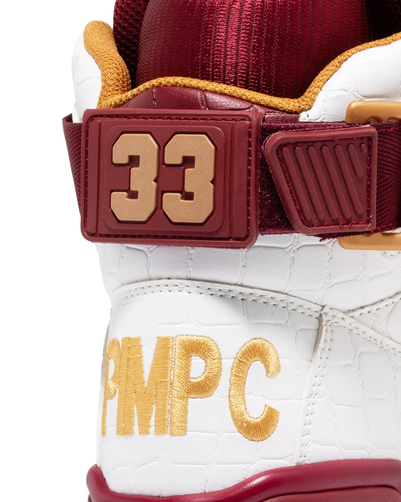 Men's Ewing x PIMP C - White / Burgundy / Gold