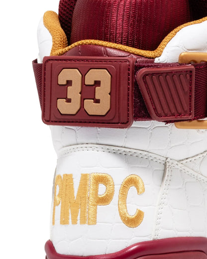 Men's Ewing x PIMP C - White / Burgundy / Gold