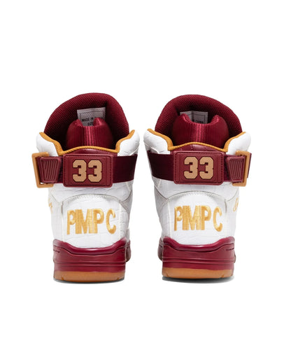 Men's Ewing x PIMP C - White / Burgundy / Gold
