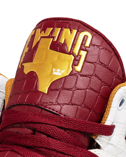 Men's Ewing x PIMP C - White / Burgundy / Gold