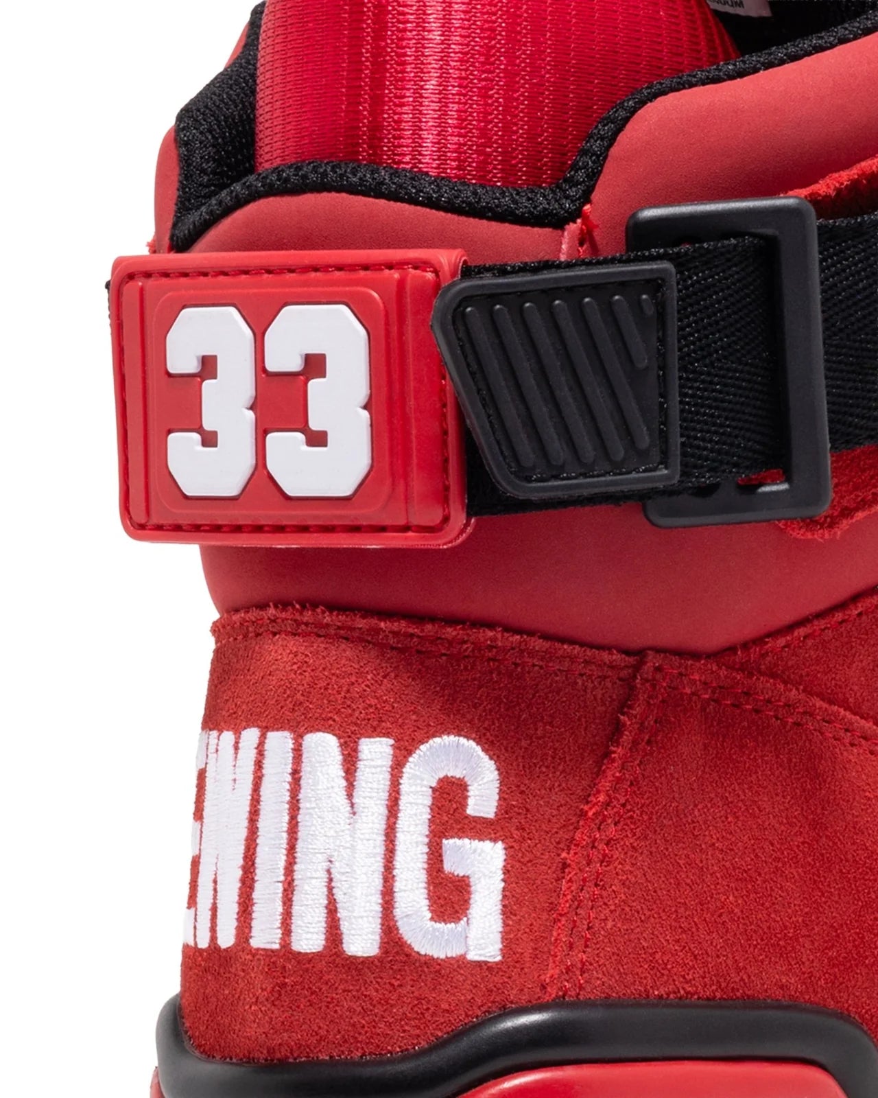 Men's Ewing33 HI - Red Suede / Black