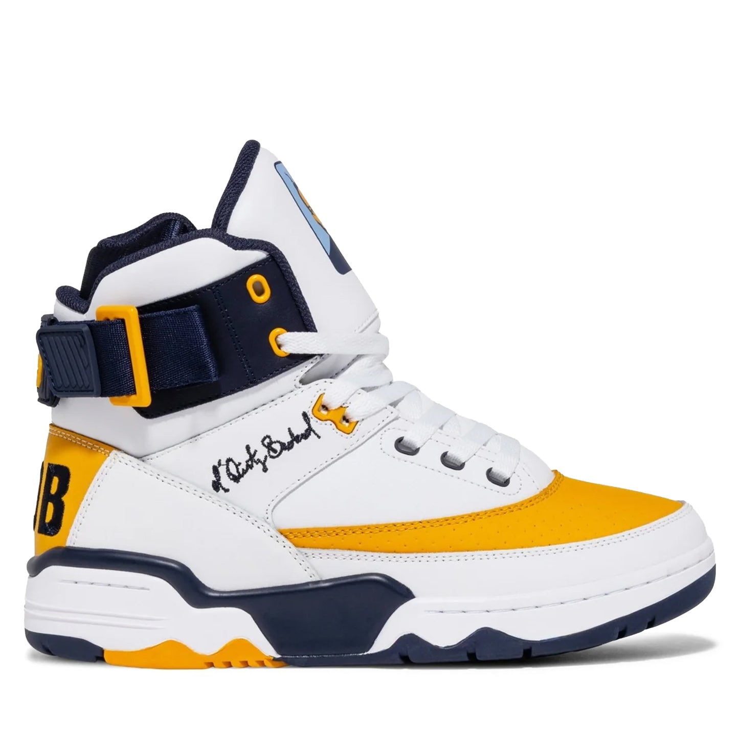 Men's Ewing 33 Hi x ODB - White/Navy/Yellow White Navy Yellow