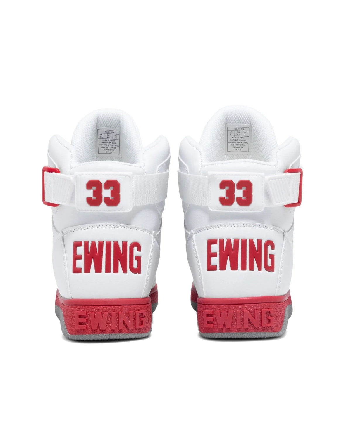 Men's Ewing Athletics 33 HI x Orion Hybrid - White/Red/Grey