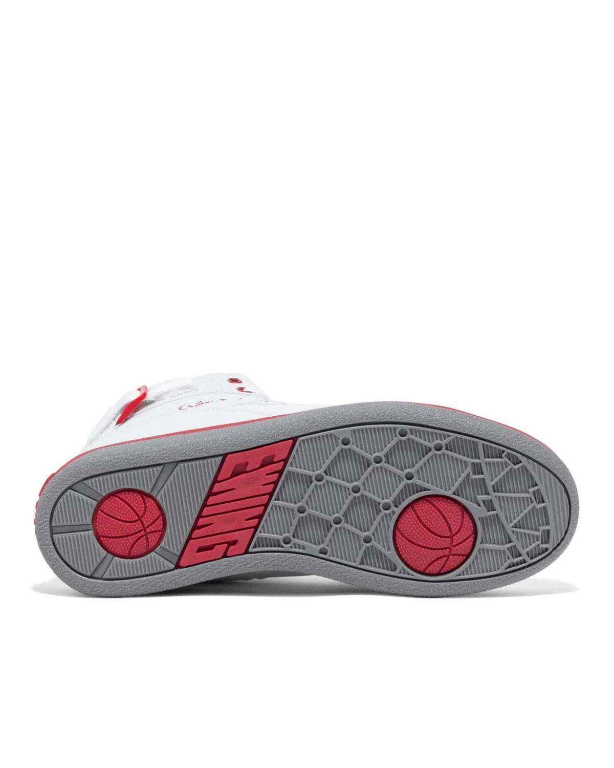 Men's Ewing Athletics 33 HI x Orion Hybrid - White/Red/Grey