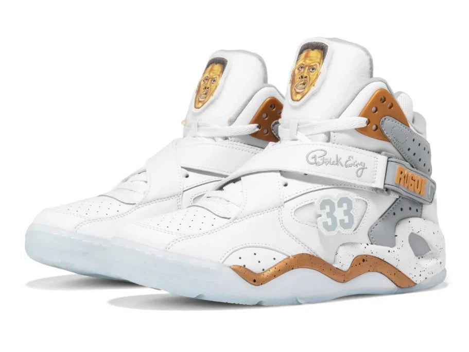 Men's Ewing Rogue x Laurens J - White/Gold/Grey