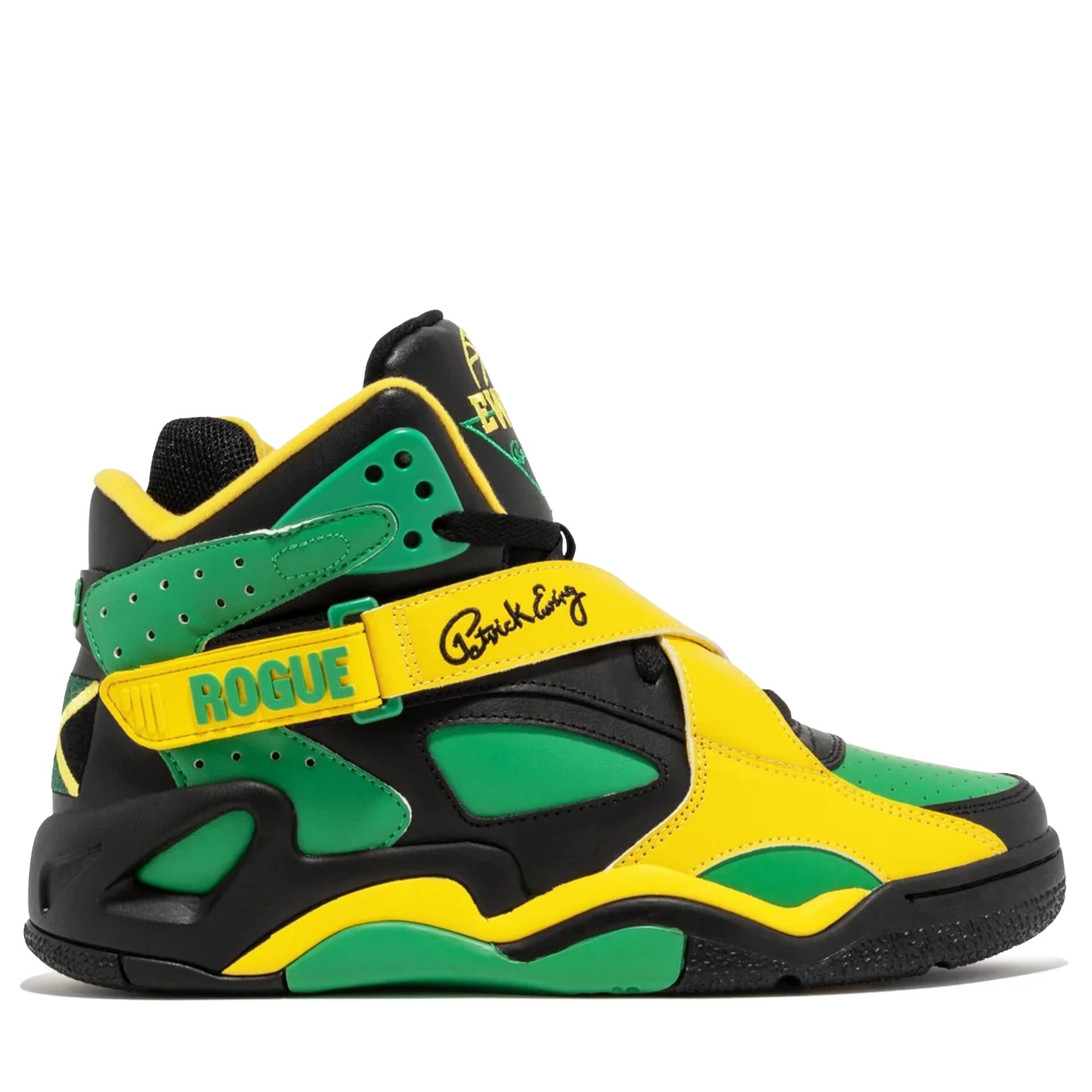Men's Ewing Rogue Jamaica - Black/Green/Gold Black Green Gold