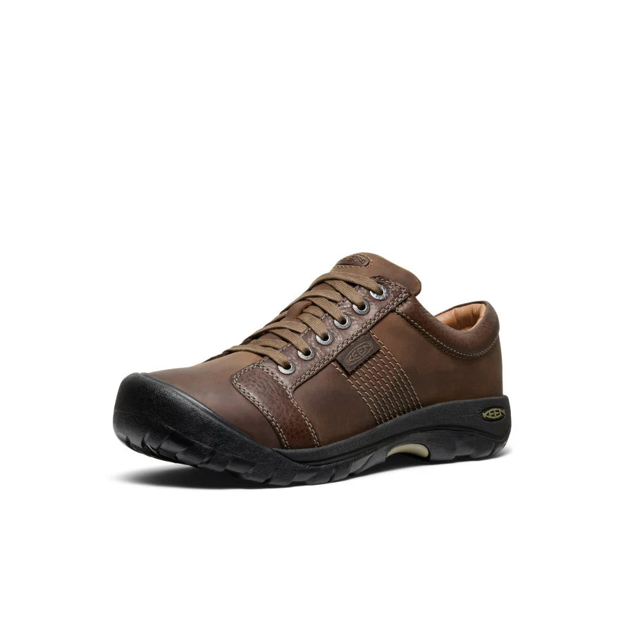 Men's Keen Austin Wide Shoes - Chocolate Brown