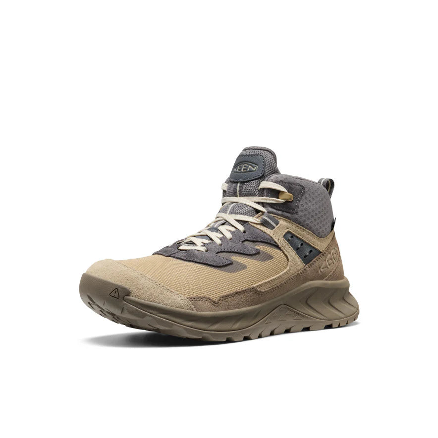 Men's Keen Hightrail Waterproof Hiking Boots - Safari/Steel Grey