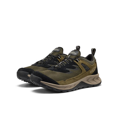 Men's Keen Hightrail Waterproof Hiking Shoes - Forest Night / Dark Olive
