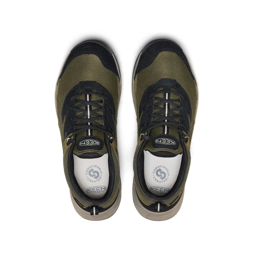 Men's Keen Hightrail Waterproof Hiking Shoes - Forest Night / Dark Olive