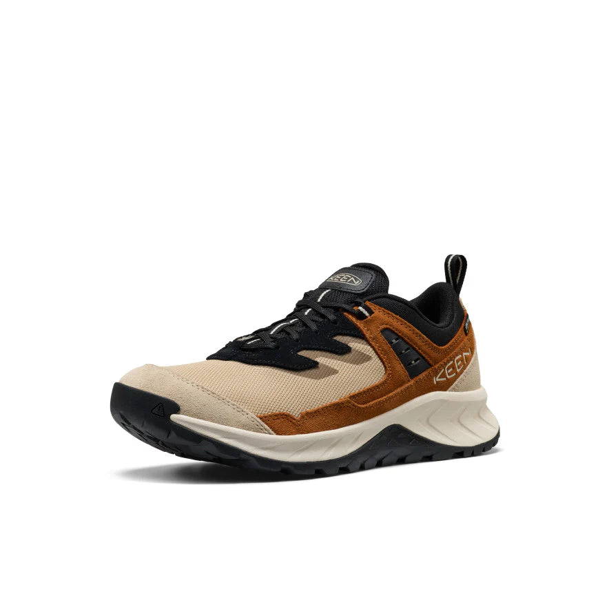 Men's Keen Hightrail Waterproof Hiking Shoes - Safari / Roasted Pecan