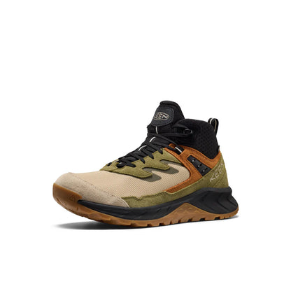 Men's Keen Hightrail Waterproof Hiking Boot - Safari / Black