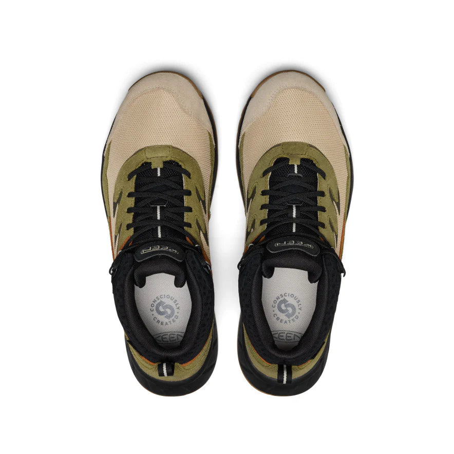 Men's Keen Hightrail Waterproof Hiking Boot - Safari / Black
