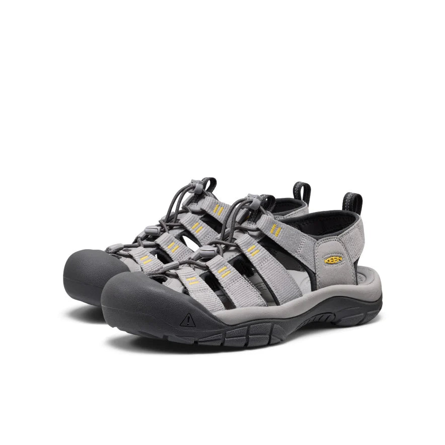 Men's Keen Newport H2 Hiking Sandals - Alloy/Cream Gold