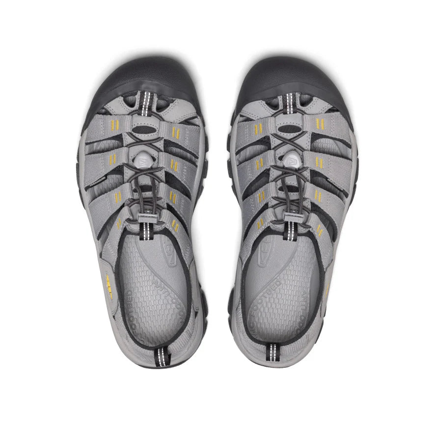 Men's Keen Newport H2 Hiking Sandals - Alloy/Cream Gold