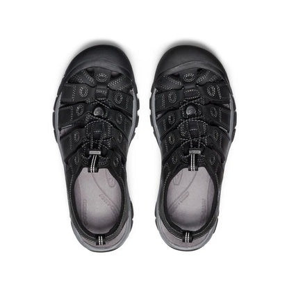 Men's Keen Newport Lether Sandals - Black/Steel Grey