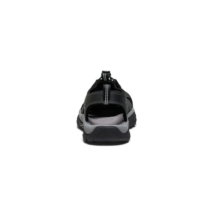 Men's Keen Newport Lether Sandals - Black/Steel Grey