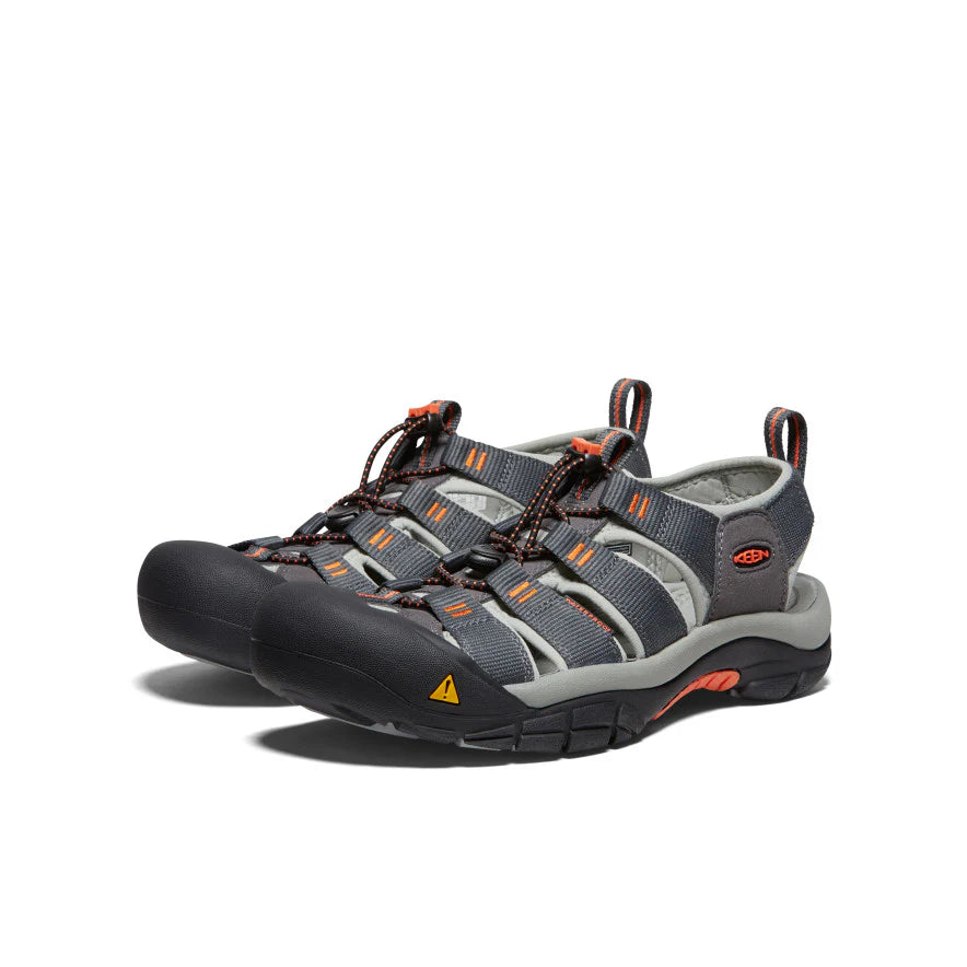 Men's Keen Newport H2 Hiking Sandals - Magnet/Nasturtium