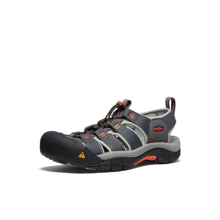 Men's Keen Newport H2 Hiking Sandals - Magnet/Nasturtium