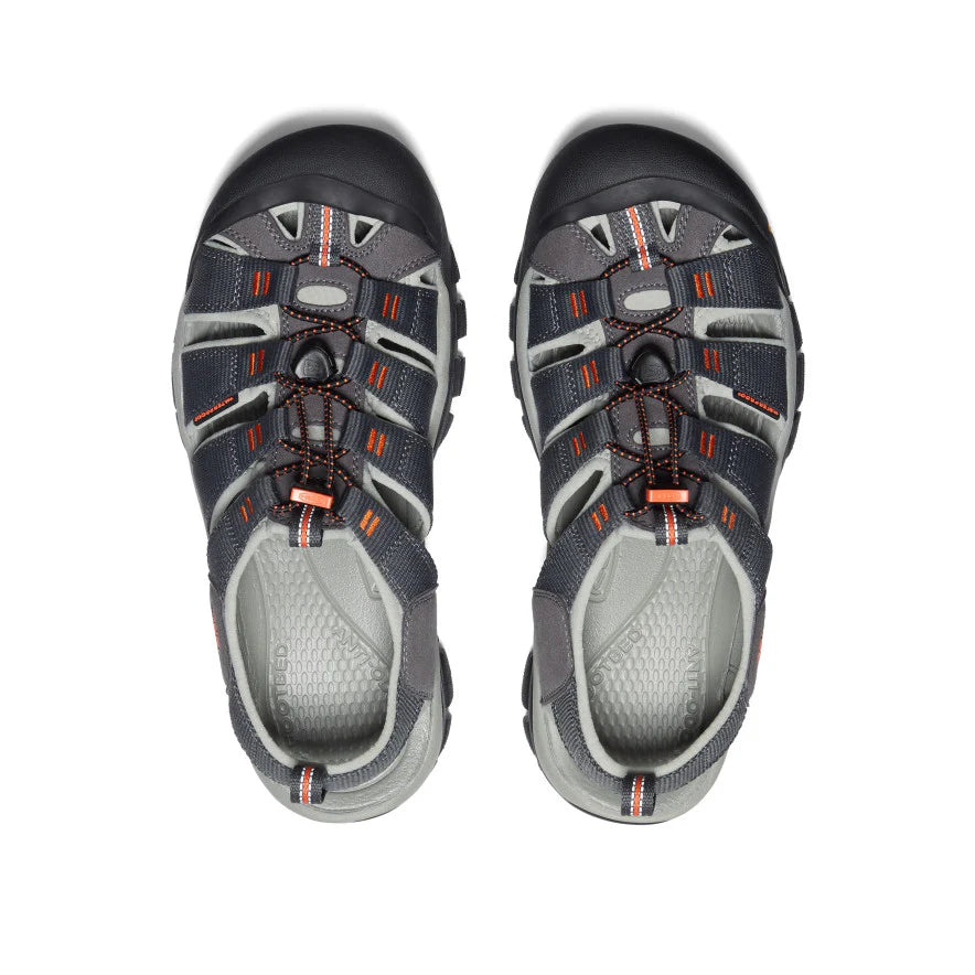 Men's Keen Newport H2 Hiking Sandals - Magnet/Nasturtium