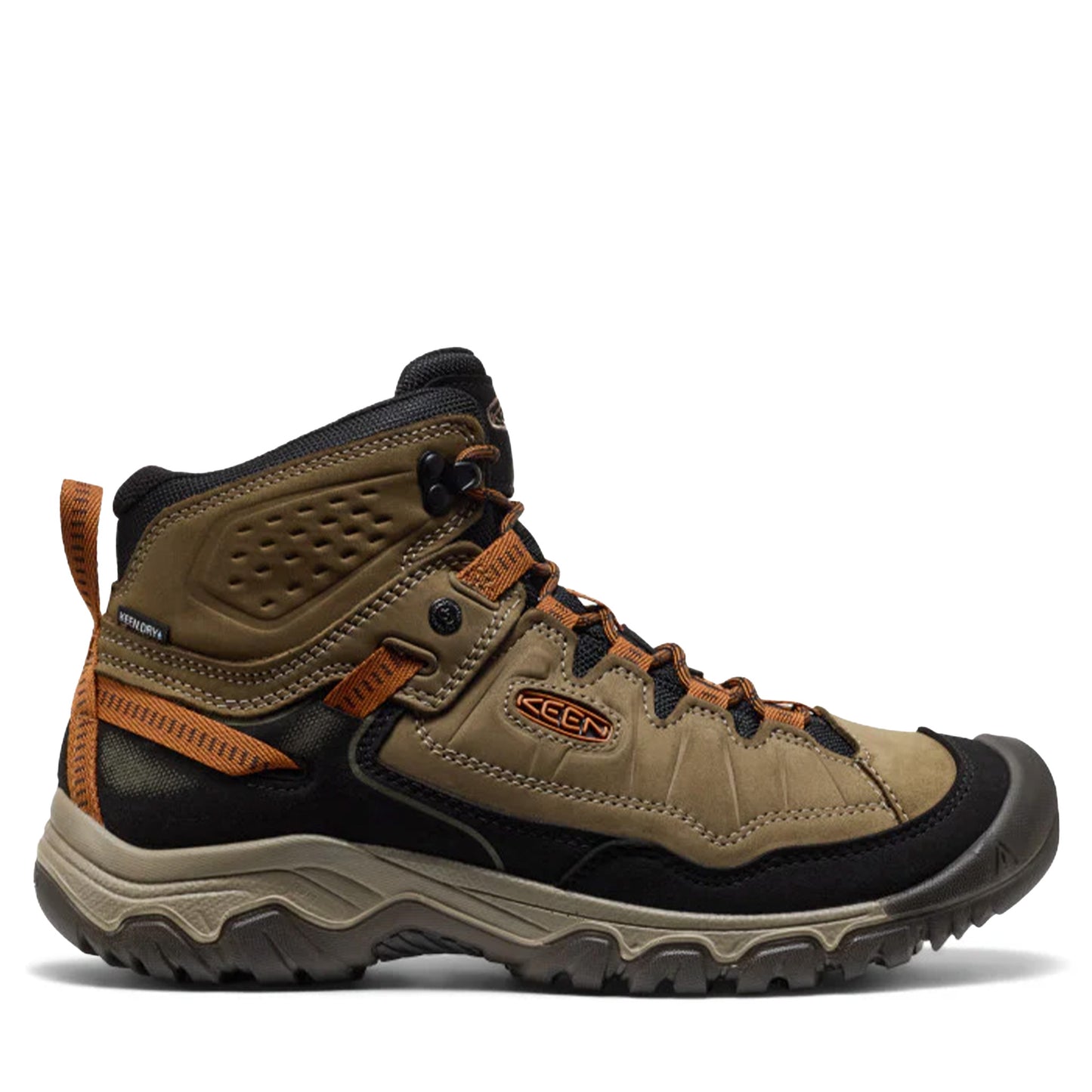 Men's Keen Targhee IV Mid Waterproof Hiking Boot - Sea Turtle/Roasted Pecan
