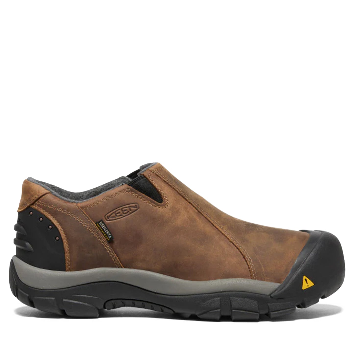 Men's Keen Brixen Low Slip On - Slate Black/Madder Brown
