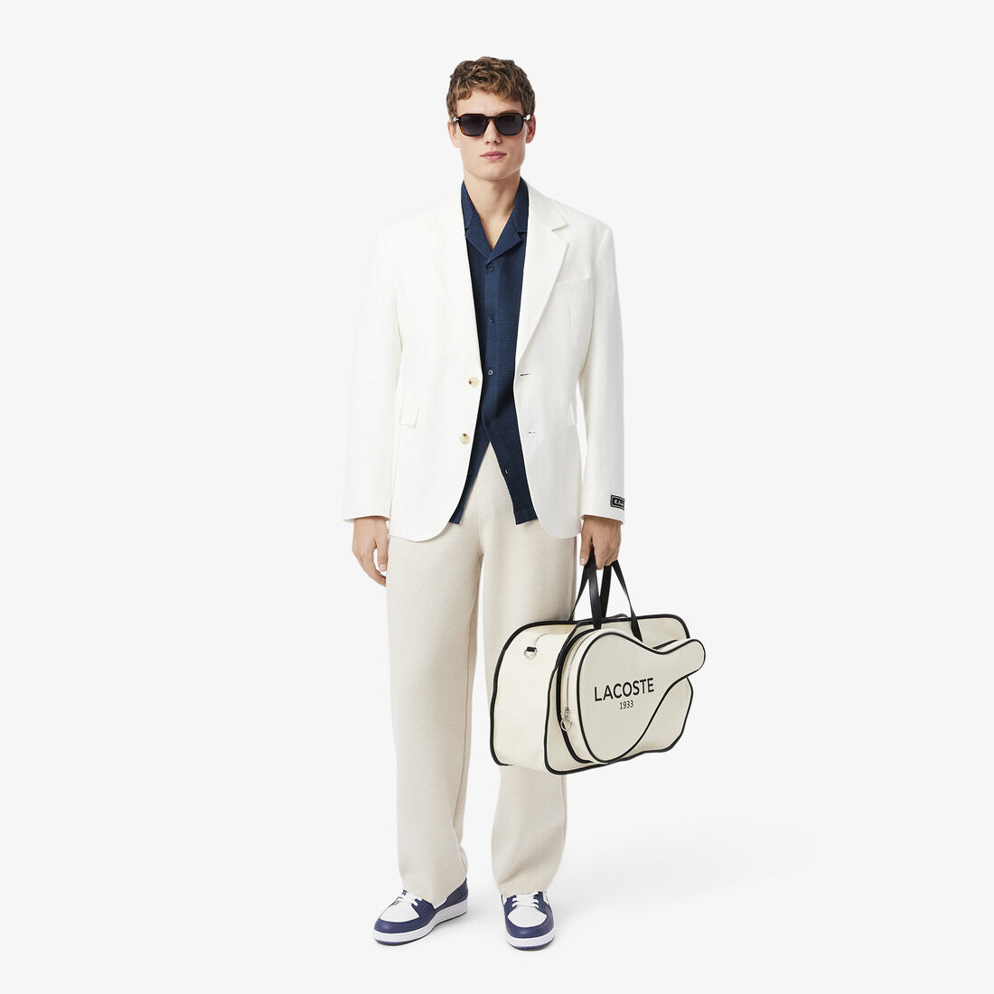 Men's Lacoste Court Cage - Dark Blue/White