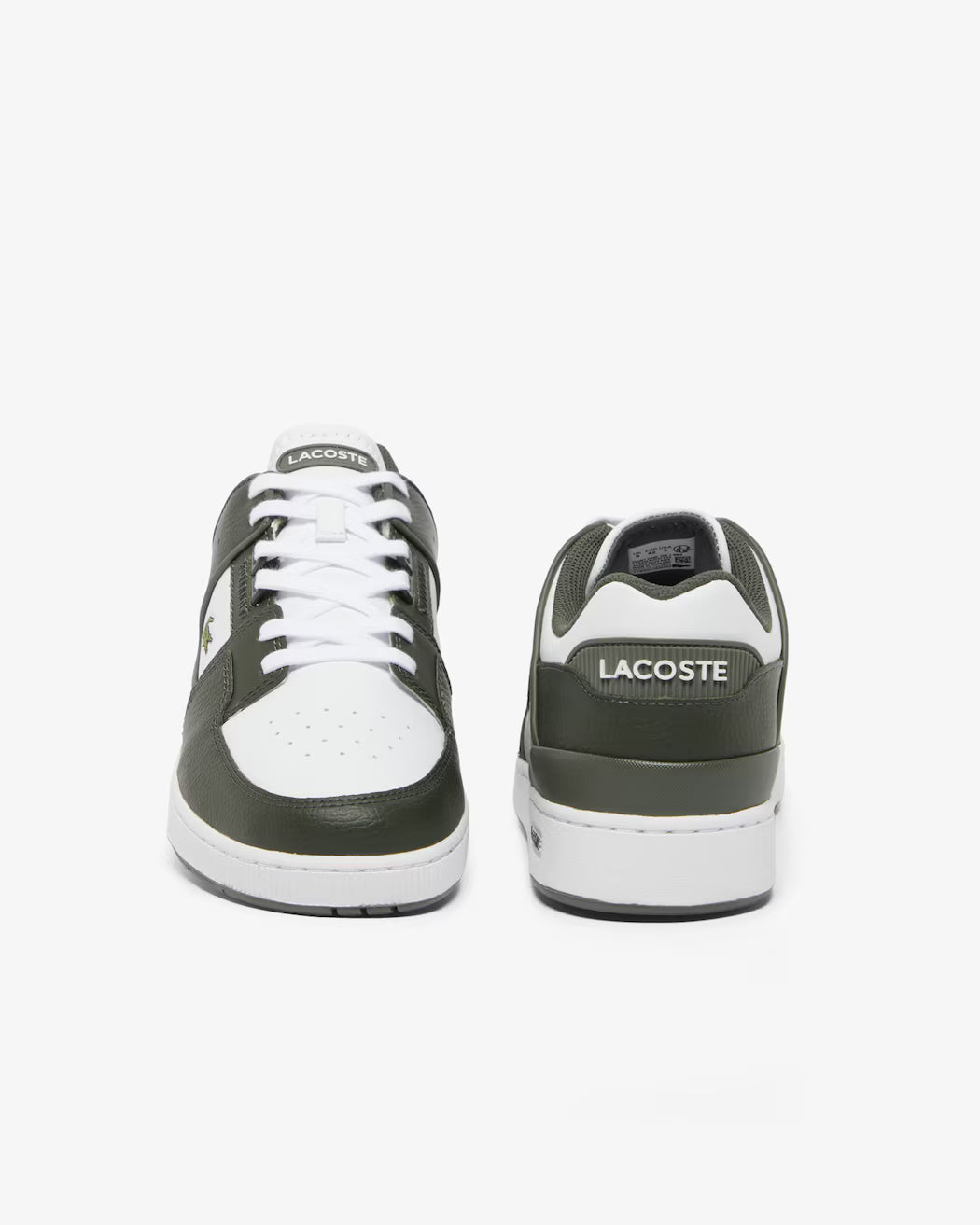 Men's Lacoste Court Cage Leather - Khaki/White