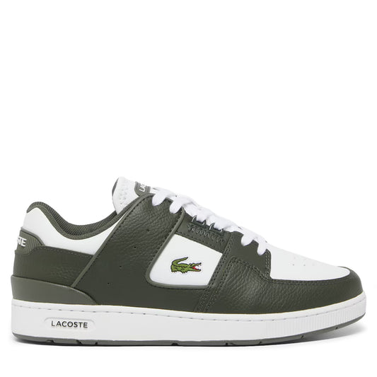 Men's Lacoste Court Cage Leather - Khaki/White