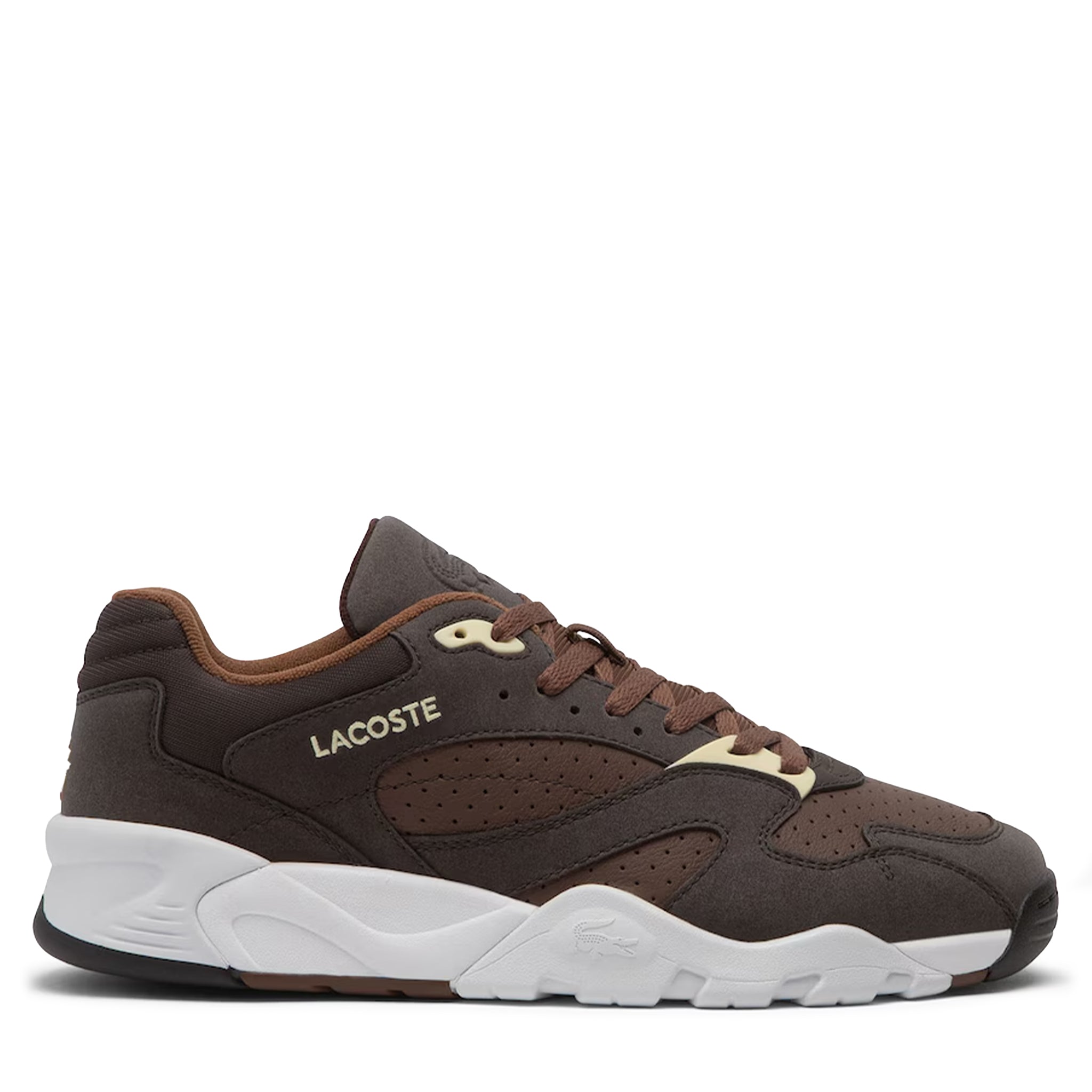 Men´s Lacoste Game Trainer - Dark Brown/White – Cool J's Miami online