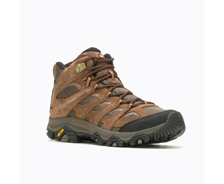 Men's Merrell Moab 3 Mid Waterproof Hiking Boots - Earth