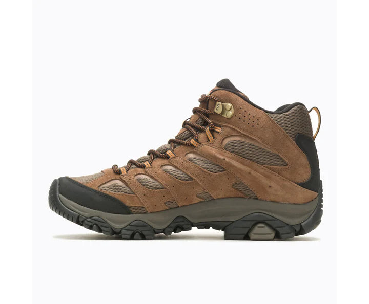 Men's Merrell Moab 3 Mid Waterproof Hiking Boots - Earth