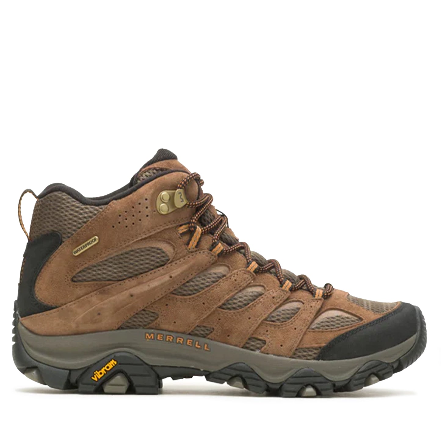 Men's Merrell Moab 3 Mid Waterproof Hiking Boots - Earth