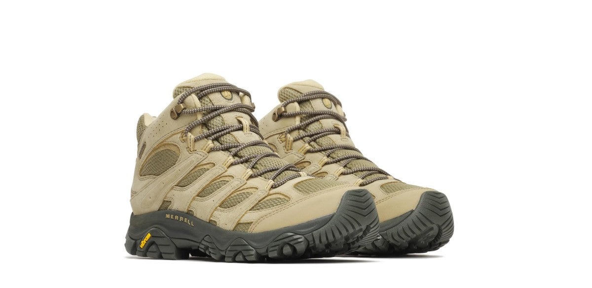 Men's Merrell Moab 3 Mid Waterproof Hiking Boots - Teak